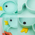 Qshare Toddler Plate, Portable Baby Plates for Toddlers and Kids, BPA-Free Strong Suction Plates for Toddlers, Dishwasher & Microwave Safe Silicon...