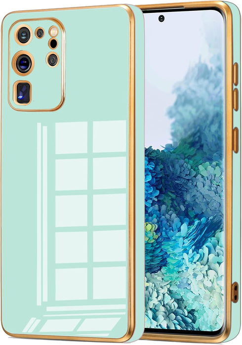 Galaxy S20 ULTRA Case, Designed for Electroplated Samsung Galaxy S20 ULTRA 4G/5G Phone Case, Case Soft TPU Protective Shockproof Flexible Samsung ...