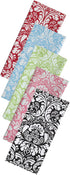 DII Cotton Dish Towel Set Damask Print, 18x28, Black, 2 Count...
