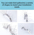 Hausse Stainless Steel Bird Spikes 4 Pack, Squirrel Small Birds Pigeons Crows and Woodpeckers Deterrent Devices Bird Repellent Spikes, Assemble Ea...