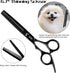 Professional Dog Grooming Scissors with Safety Round Tips, 6 in 1 Dog Grooming Scissors Kit, 4CR Stainless Steel Professional Pet Grooming Shears ...