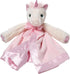 Bearington Baby Dreamer Snuggler - 15 Inch White and Pink Unicorn Plush Stuffed Animal Security Blanket Lovey for Babies - Plush Blanket...