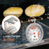 3" Extra Large Oven Thermometer Easy to Read NSF Accurately with Large Hook and Panel Base for Hang or Stand Easily,Safe Leave in Oven for Long ti...