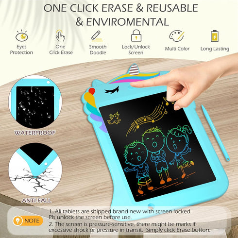 Jasonwell LCD Drawing Writing Tablet - Drawing Pad Doodle Board for Kids Toddlers Drawing Toy Educational Learning Toys Christmas Birthday Gift 2 ...