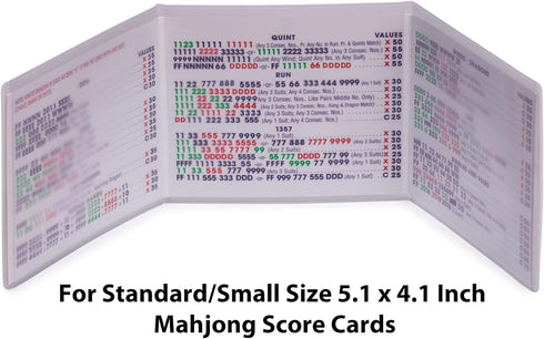 Yellow Mountain Imports National Mah Jongg League Scorecard Cover - Standard (Fits 5.13 x 4-inch Mahjong Score Card) - 2023 Edition...