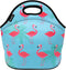 Wrapables® Insulated Neoprene Lunch Bag, Flamingoes...