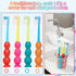 Kids Toothbrush 4 Pack - Soft Bristles with Suction Cup for Easy Storage, Toddler Toothbrush Children Sized Brush Head, Girl & Boy Set...