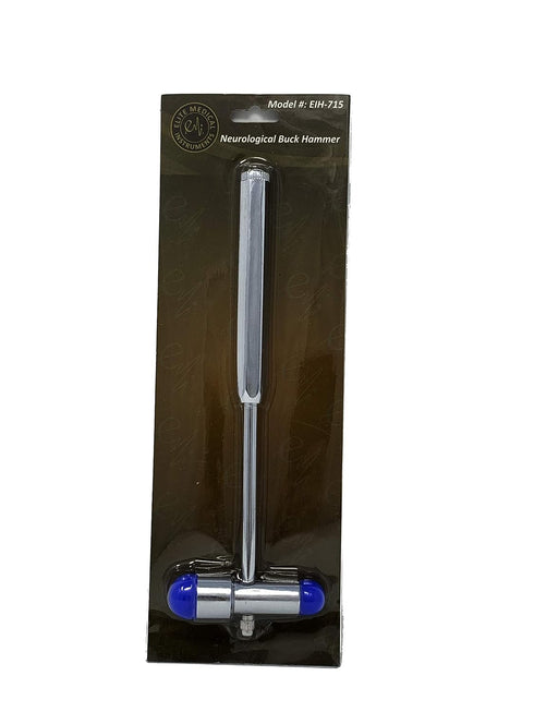 EMI Buck Neurological Reflex Testing Medical Hammer - Comes with Needle and Brush (Royal)...