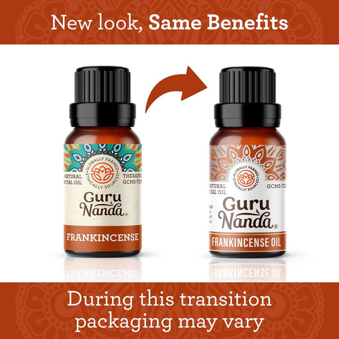 GuruNanda Frankincense Essential Oil (2x0.5 Fl oz), 100% Pure, Natural, Undiluted Aromatherapy Oil for Diffusers, Supports Join Health & Radiant S...