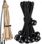 12 Pcs Patio Umbrella Bungee Cords with Balls Securing Straps,18 x 1 inches Black Reusable Patio Umbrella Strap?Multipurpose Securing Straps...