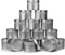 DINGPAI Candle Tin 18 Piece, 4 oz, Candle Containers for DIY Candle Making...