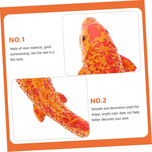 20Pcs Fish Shape Resin Fish Illustration Aquarium Supply Paper Cup Small Fish Fish Tank Supplies Fake Fish top hat Small Decorations Luminous Fish...