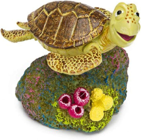 Penn-Plax Finding Nemo Resin Ornament Aquarium Decor, Crush, 3" x 2.5" x 2.5"...