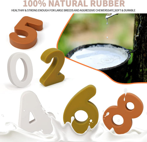 Toddlers Number Silicone Puzzle Montessori Learning Number Toy Board for Baby & Toddler Puzzles Toys Toddler Gifts...