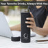 Pure Zen Tea Thermos with Infuser for Hot and Cold Infusions, Coffee and Fruit-Infused Water - Stainless Steel - Tea Infuser Bottle - Leakproof Tr...