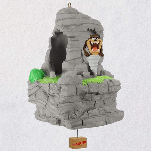 Hallmark Keepsake Christmas Ornament 2019 Year Dated Looney Tunes Tasmanian Motion, Tornado Taz...