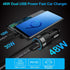 48W Super Fast Samsung Car Charger USB C Rapid Android Car Adapter with 30W Built-in Type C Fast Charging Cable for Samsung Galaxy S24 S23 Ultra S...