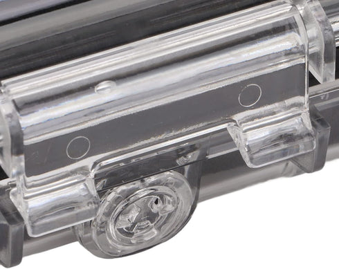 Waterproof Survival Storage Box Plastic Shockproof Box with Shock Absorption Liner Transparent Outdoor Dry Airtight Case for Camping Hiking(Transp...