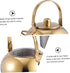 1pc Stainless Steel Pot Whistling Tea Kettle Stainless Steel Tea Pots Portable Stove Teapot for Stovetop Teapot with Infuser Water Boiler Filter W...
