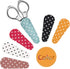 Mudder 6 Pieces Embroidery Scissors Sheath Polka Dot Scissors Protective Cover Scissors Leather Sheath for Embroidery Sewing Quilting Crafts...