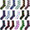 Lystaii 5 Pairs Weed Leaf Printed Cotton Socks Unisex Random Color Maple Leaf Printed Socks, One Size...
