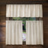 Valea Home Linen Valance for Kitchen Rod Pocket Rustic Farmhouse Crude Window Curtain Valances 18 inch Length for Bathroom Living Room, Natural, 1...