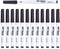 TWOHANDS Wet Erase Markers Ultra Fine Tip,0.7mm,Low Odor,Extra Fine Point,Black,Whiteboard Markers for Office,Home,or Planning Dry Erase Board,207...