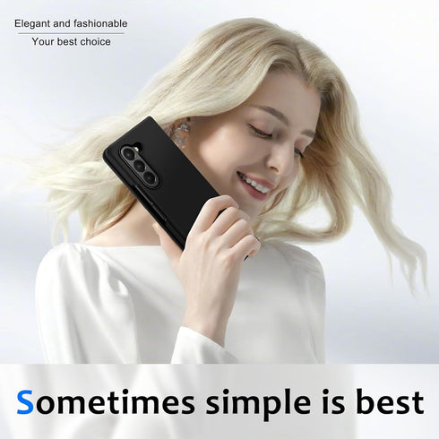 Z Fold 6 Liquid Silicone Case for Samsung Galaxy Z Fold6 5G, Slim Phone Case for Women Girls Soft Gel Rubber Ultra Thin Anti-Scratch Design Protec...