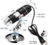Original 40-1000X USB Microscope with Portable Carrying Case, Digital Magnification Endoscope Camera 8 LEDs Metal Base for Android Phone and Table...