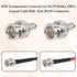 XRDS -RF BNC Compression Connector for RG59 Coaxial Cable BNC Male RG59 Connectors for CCTV, SDI, HD-SDI, Siamese, Security Camera(Pack of 10)...