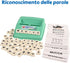 BOHS Italian Literacy Wiz Fun Game - See and Hide Spelling - 60 Flash Cards - Preschool Language Learning Educational Toys...