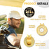 Best Dog Dad by Par Black Gold Golf Ball Marker with Hat Clip, Funny Golf Accessories for Men Dad, Christmas Father's Day Birthday Gifts for Golf ...