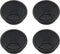 Lovelysp 2-3/8 inch Table Wire Cable Ring Hole Cover for Office PC Desk Cable Cord Organizer Plastic Cover (Open Hole 60mm Wire Box Black)-4PCS...