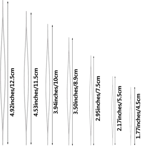 35 pcs (7Size) Beading Needles Stainless Needles Big Eye Needles with Bottle for Jewelry Making...