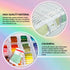 80 Colors Embroidery Floss Friendship Bracelet String Craft Cross Thread 1 Box Sewing Embroidery Thread for Bracelet Crafts Making......