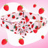 Elegant little tail Dog Collar with Flower, Strawberries Print Pet Collar Flower Dog Collar Summer Cute Dog Collar Adjustable Dog Collar for Small...