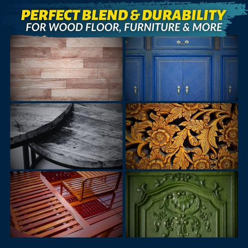 Coconix Floor & Furniture Repair Kit | Fix Scratches, Scuffs, and Dents on Hardwood Floors, Furniture, and Laminate Surfaces | Easy Application wi...