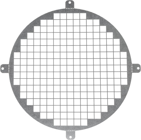 Repa Market 8" Inch Galvanized Steel Round Crawl Space Vent Grid - Inlet Outlet Ventilation Guard - Universal Metal Air Supply Exhaust Protection ...
