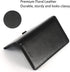CoBak Premium Leather Checkbook Cover - RFID Blocking, Classic Design, Slim & Durable - Perfect for Personal & Business Checks...