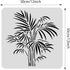 BENECREAT 12x12" Tropical Plant Painting Stencils, Leaf Pattern Reusable Plastic Drawing Stencils DIY Square Templates for Painting on Scrapbook F...