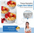 Angel's Peel Lounge Disposable Ramekins - Durable cup cake pans for baking - Aluminum Foil Ramekin for Tart, Appetizer-Utility, Muffin, Souffle, o...