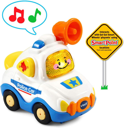 VTech Go! Go! Smart Wheels Police Car, White...