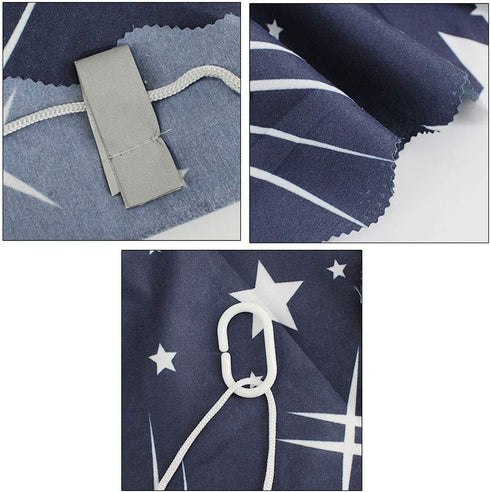 Heidi Galaxy Star Bed Canopy Single Sleeper Bunk Bed Curtain Student Dormitory Blackout Cloth Mosquito Nets Bedding Tent...