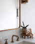 Universal Manual Toothbrush Holder - Elevated Style - Suction Cup Mirror Mount...