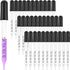 Glass Liquid Droppers, 1 ml Essential Oil Dropper Pipette Calibrated Glass Stain Dropper for Essential Oil Makeup Art Liquid Plant with Kraft Boxe...