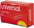 Universal 72210BX Paper Clips, Smooth Finish, No. 1, Silver, 100/Box...