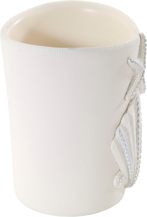Avanti Linens - Tumbler, Countertop Organizer, Seashell Inspired Bathroom Accessories, Guest Bathroom Essentials (Sequin Shells Collection)...