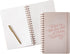 Fringe Studio "DARLING SIGNATURE SPIRAL JOURNAL, Flexible Vegan Leather Flexible Cover, Exposed Twin-Ring Spiral Binding, Elastic Closure, 6? x 9....
