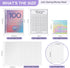 100 Envelopes Money Saving Challenge Binder,Budget Binder with Cash Envelopes and Pen,Expense Budget Sheet for Budgeting and Saving Money,Easy Way...