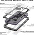 iPhone 15 Mobile Phone Waterproof Case, Built-in scratch resistant & anti-fingerprint Screen Protector,Wireless Charging, Dust,Drop,Snow & WaterPr...
